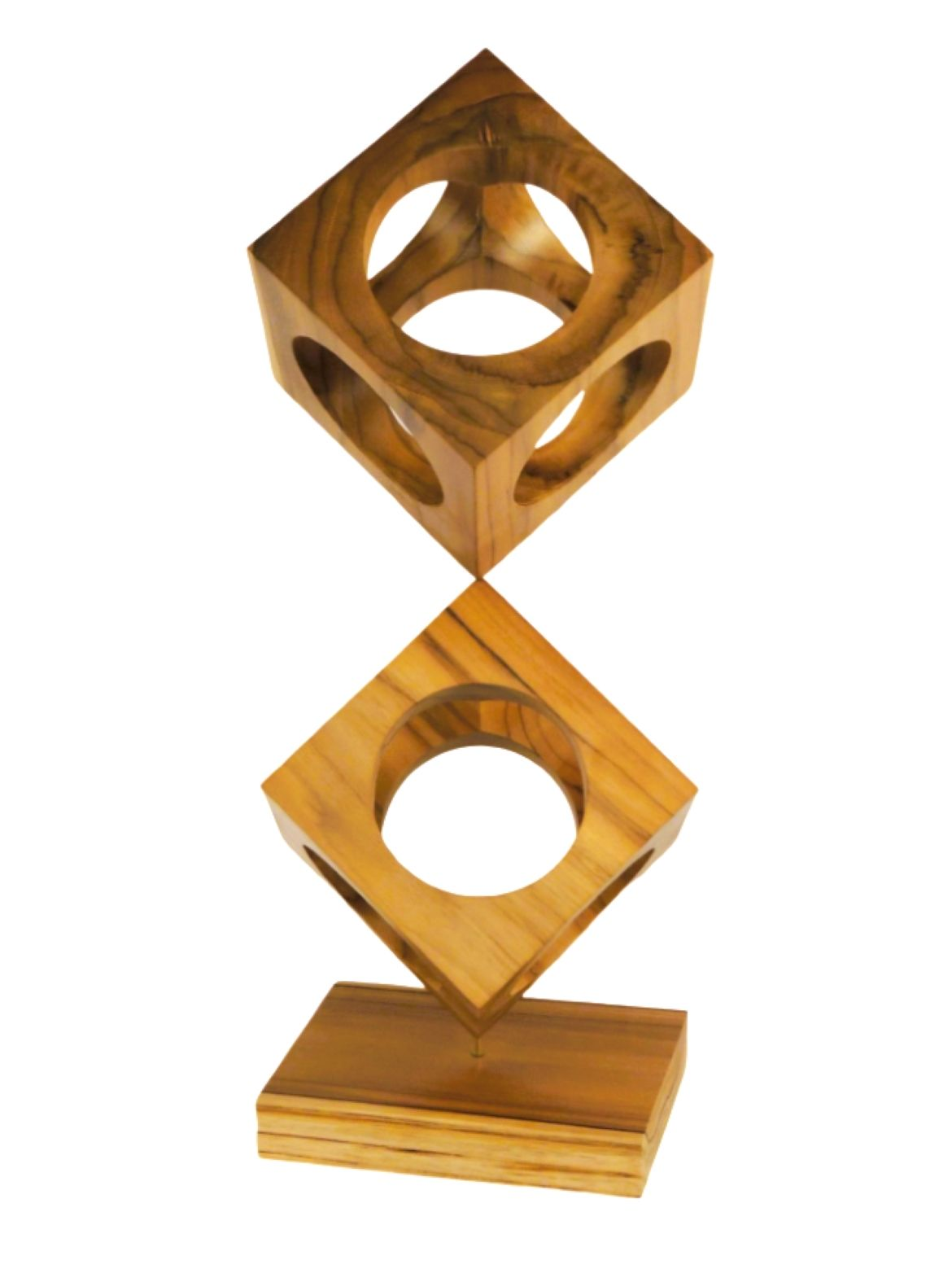 Escultura Cubo Equilibrio