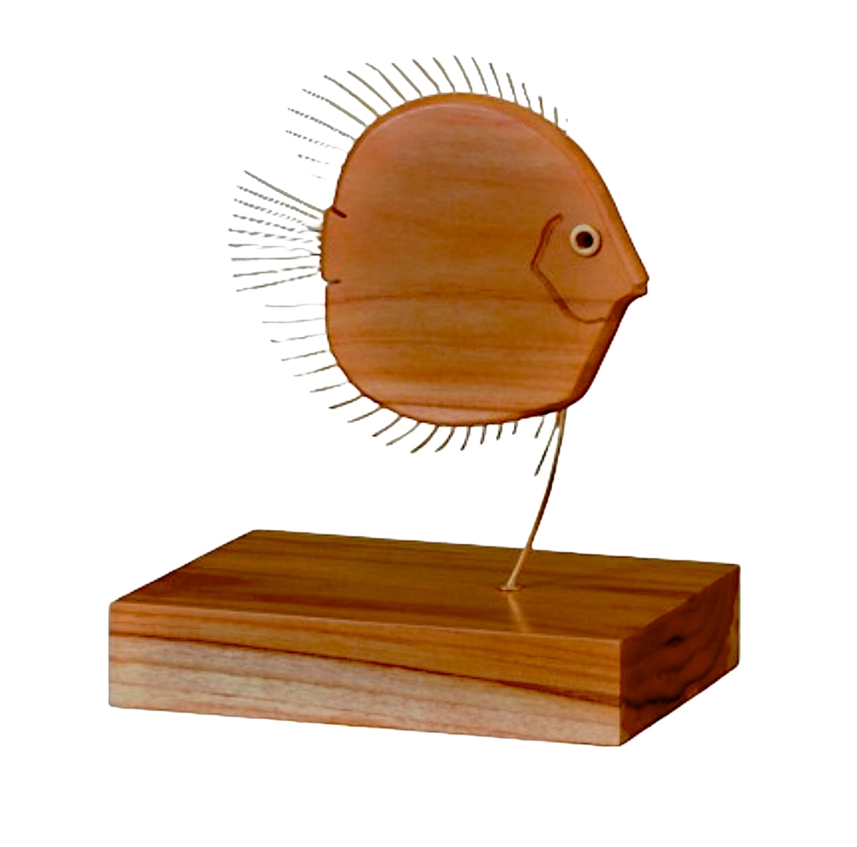 Escultura Peixe Disco